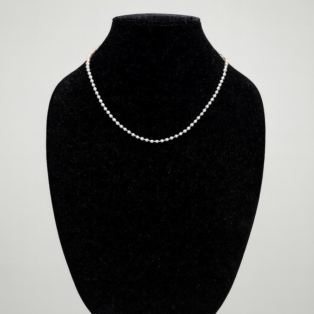 Elegant twisted Sterling silver Necklace